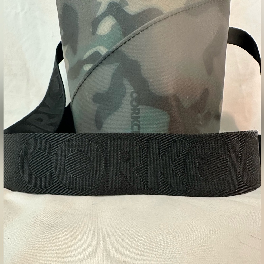 Camo Corkcicle Water Bottle Holder with pocket! - Picture 2 of 8